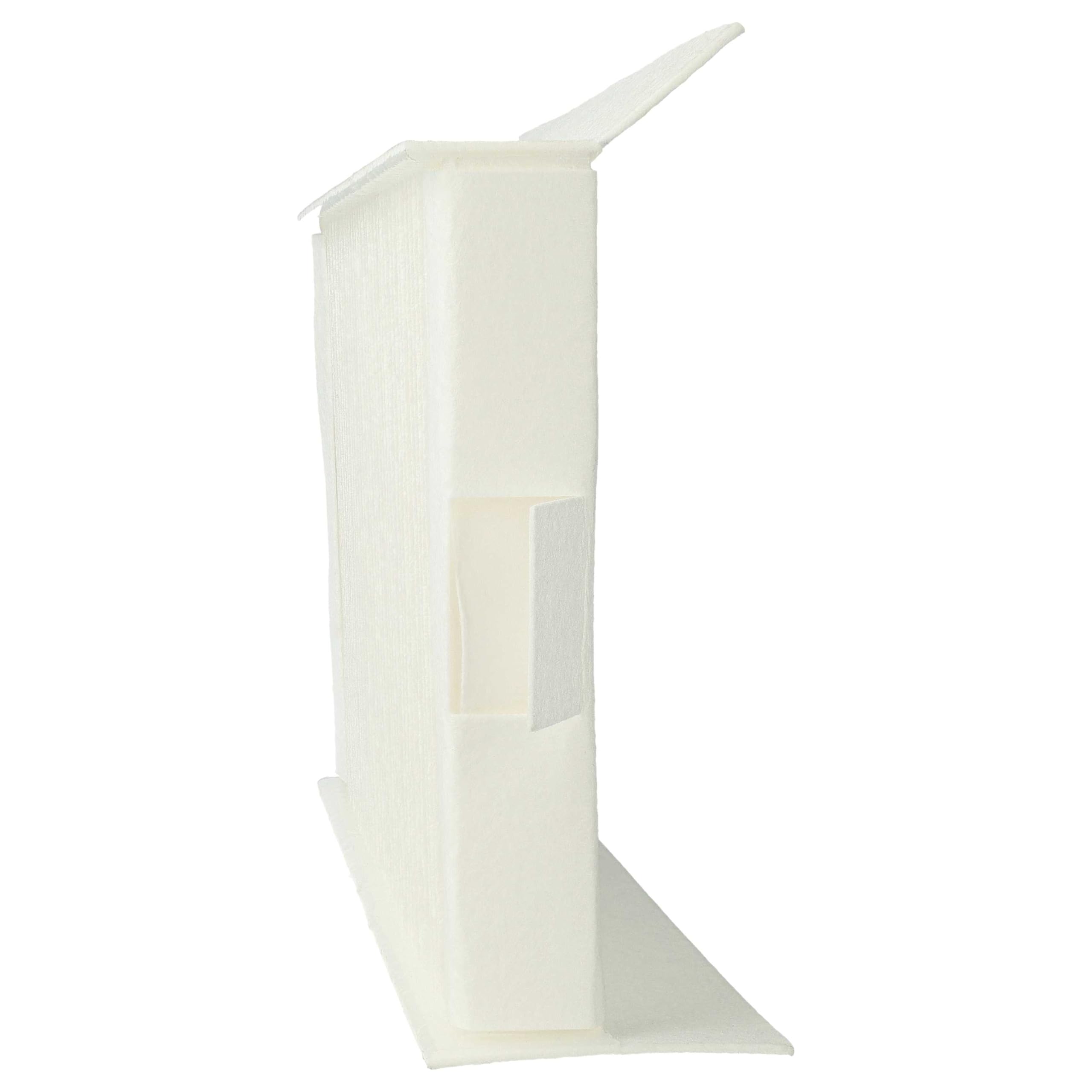vhbw zestaw filtrów Kompatybilny z Zehnder ComfoAir 180 Enthalpie Jednostka wentylacyjna - G4 / F7 4 szt., 24 x 12 x 5 cm, Biały