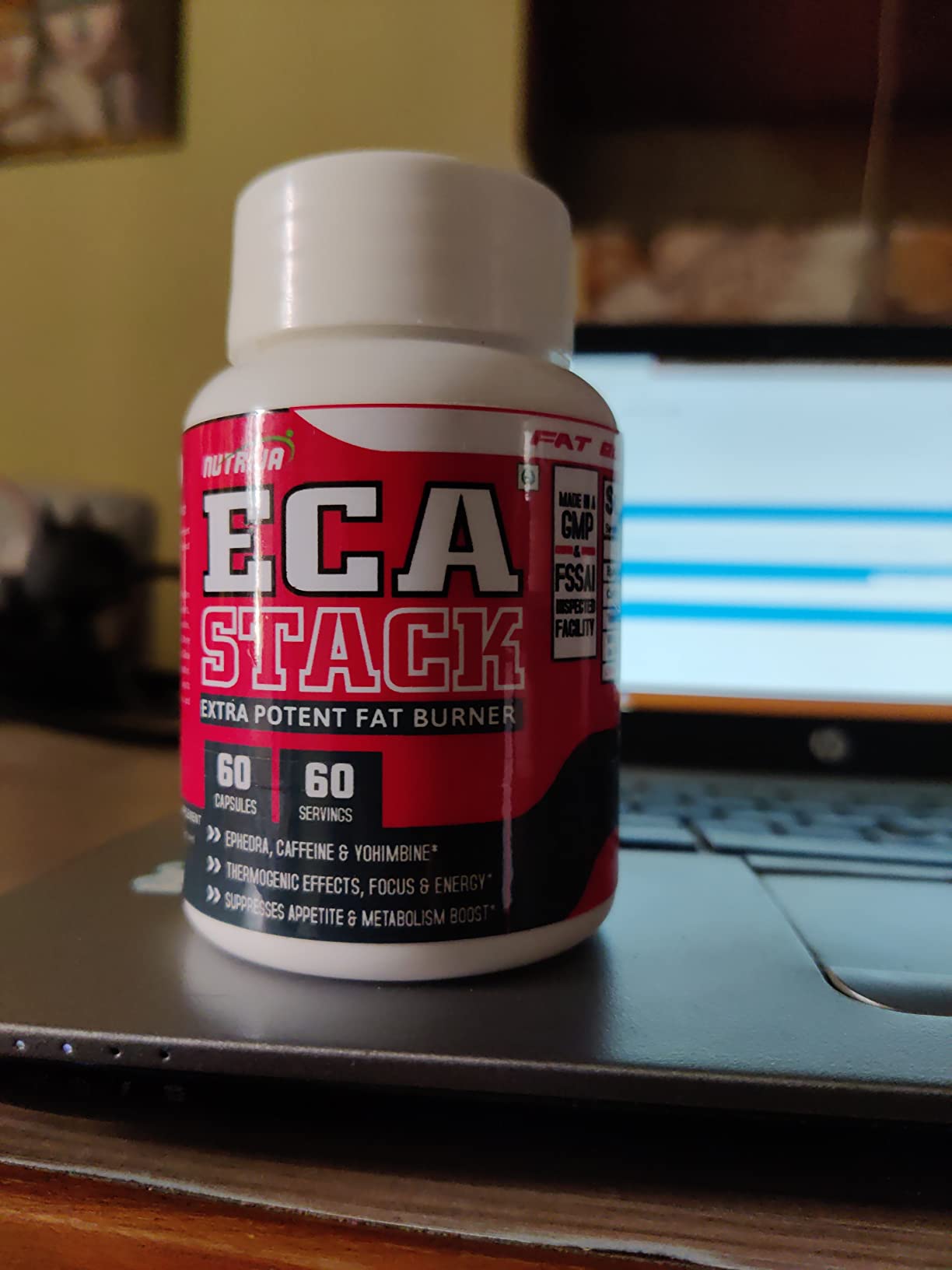 NutriJa ECA Stack - Extra Potent Fat Burner | Ephedra Extract ...