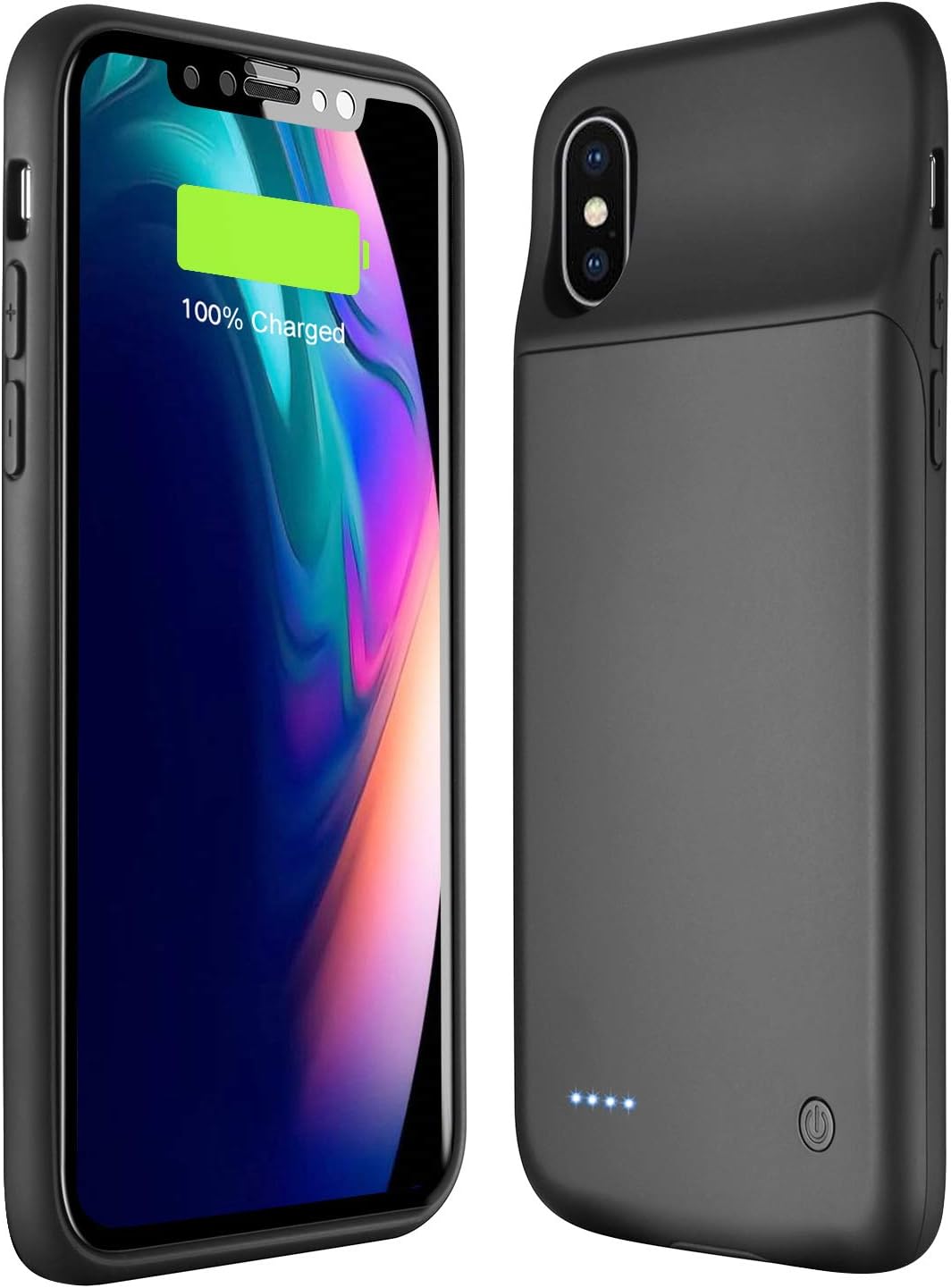 Wixann Battery case for iPhone X/XS/10, 3200mAh Slim Portable Charger Case Protective Rechargeable Battery Pack Charging Case for iPhone X/XS/10
