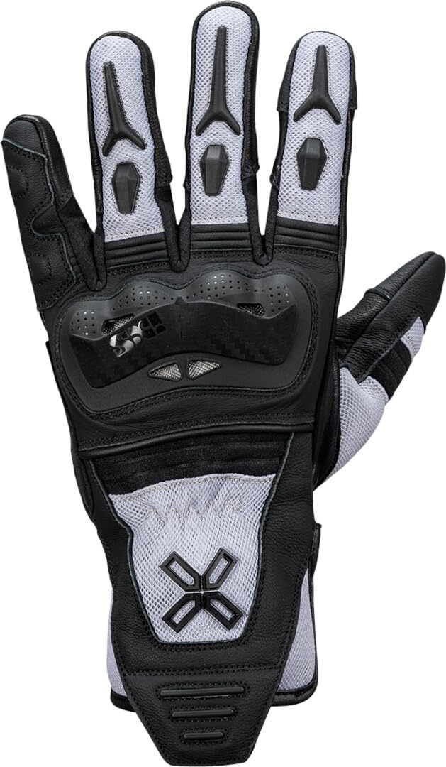 IXS Rapid-Air 1.0 Damskie rękawice motocyklowe, czarny/szary, M