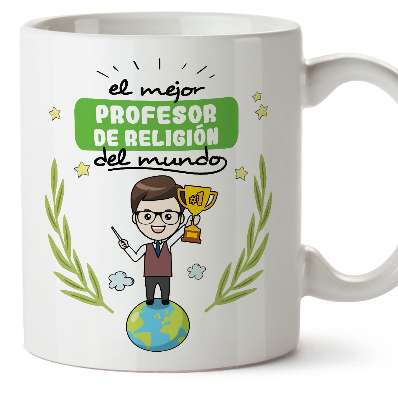 MUGFFINS Taza Fisioterapeuta Hombre (Mejor del Mundo) - Regalos Originales y Divertidos de Fisioterapia — view 120