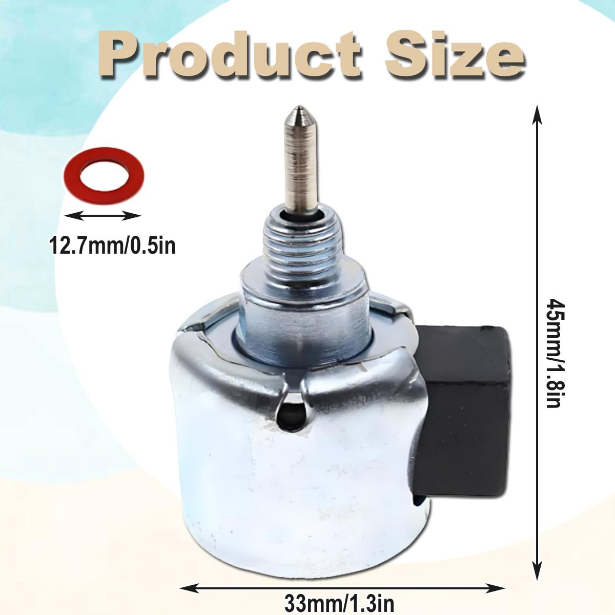 692734 Solénoïde arrêt carburant 497672 495739 pour Husqvarna | 495739 Modèles pour Husqvarna pour Craftsman, faisceau de câbles inclus pour tracteurs de pelouse et tondeuses