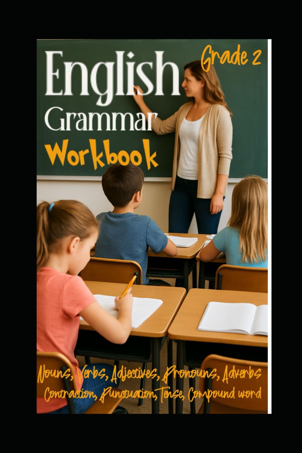 ENGLISH GRAMMAR WORKBOOK GRADE 2: Step-by-Step Practice for Young Learners