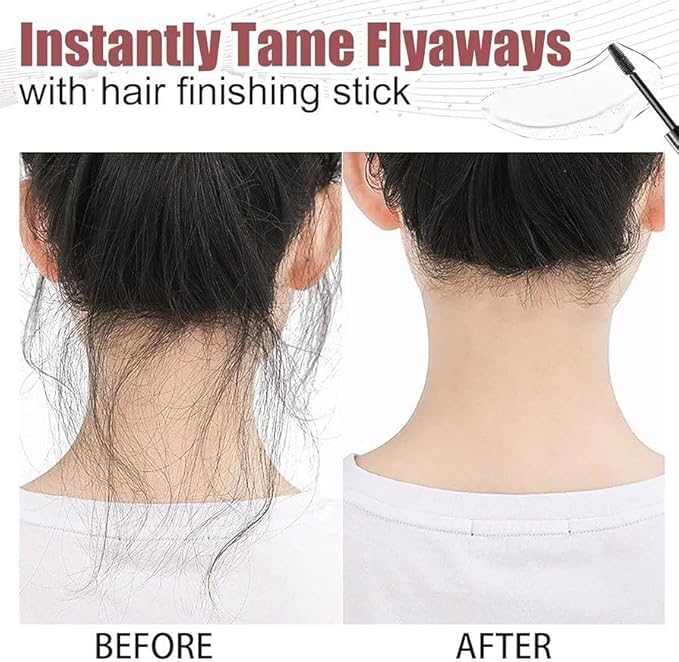 GLITZEN Hair Styling Stick - 18ml Long-Lasting Non-Greasy Hair Gel Stick | Moisturizing Hair Mascara for Flyaways, Hair Wax Stick for Hair, Non-Sticky Fly Away Hair Tamer for Ladies, Girls (Pack of 1) 2
