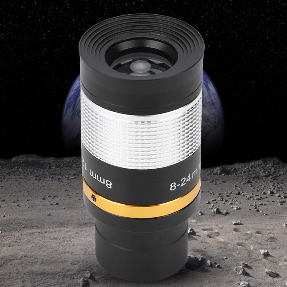 Telescopisch oculair, 8~24 mm eindeloze zoom-oculair volledig metalen zoomoculair voor astronomische telescoop