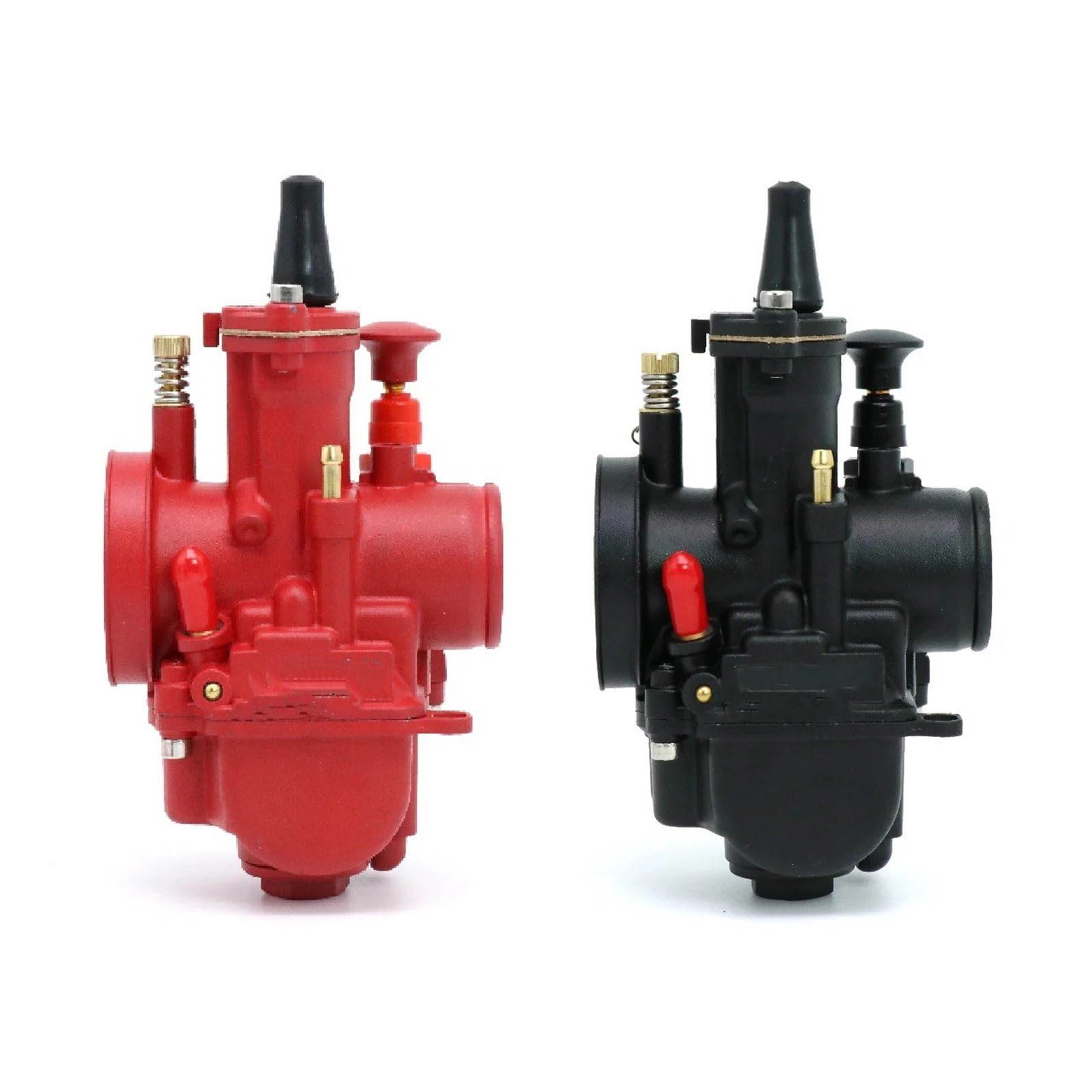 Carburateur PWK 21, 24, 26, 28, 30, 32, 34 Mm Avec Gicleur Principal Et Gicleur Ralenti Pour Motos 2T, 4T, 50-350 Cc Dirt Bike(21mm red)