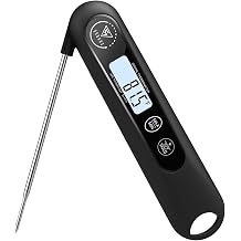 DOQAUS Meat Thermometer Digital for Cooking, Waterproof Instant Read Food Thermometer with 2S Response, Backlight LCD, Foldable Probe for BBQ Smoker Turkey Candy Oil Fry