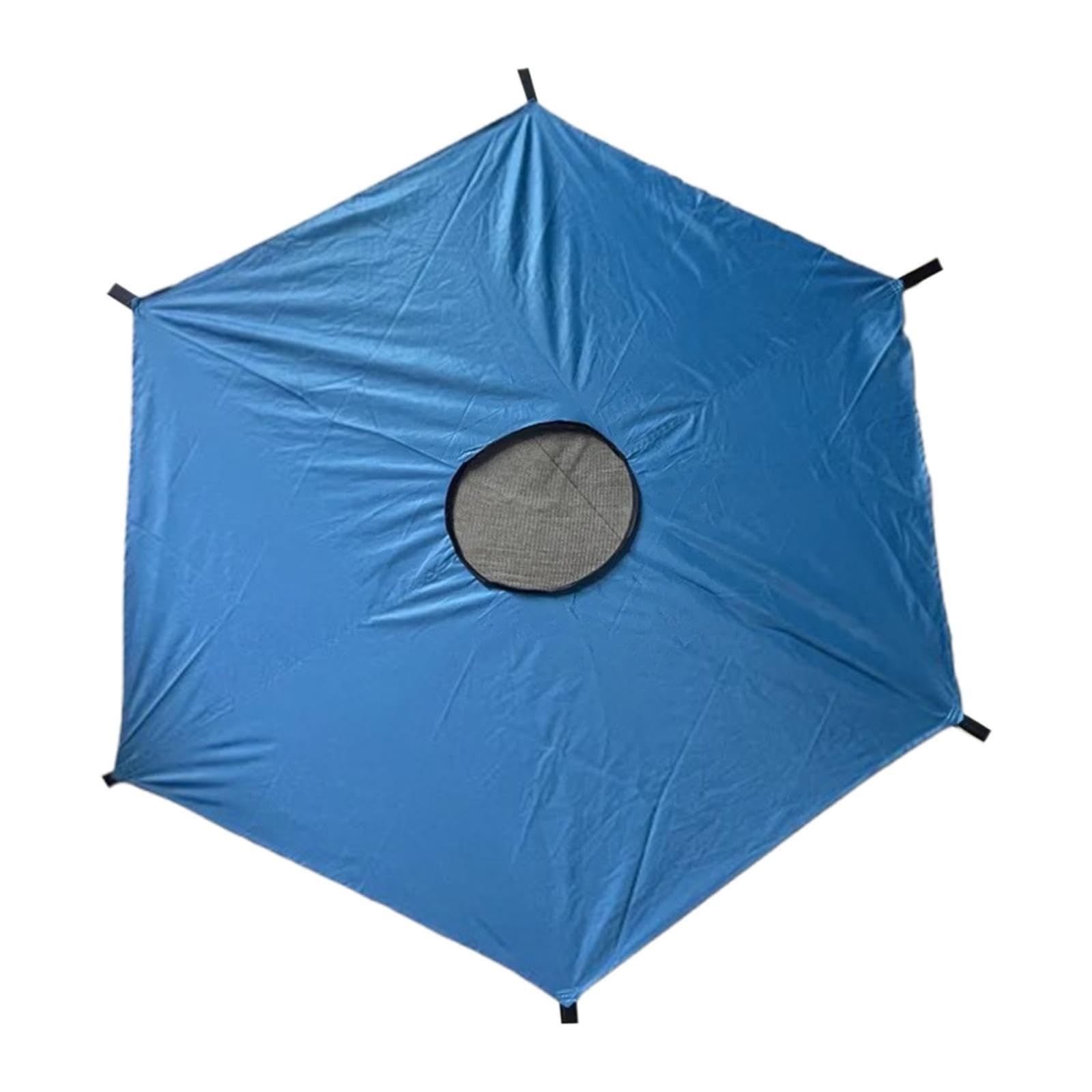 Trampoline Sun Shade Cover Backyard Rain Cover Waterproof Trampolines Canopy 10 ft-picture-29
