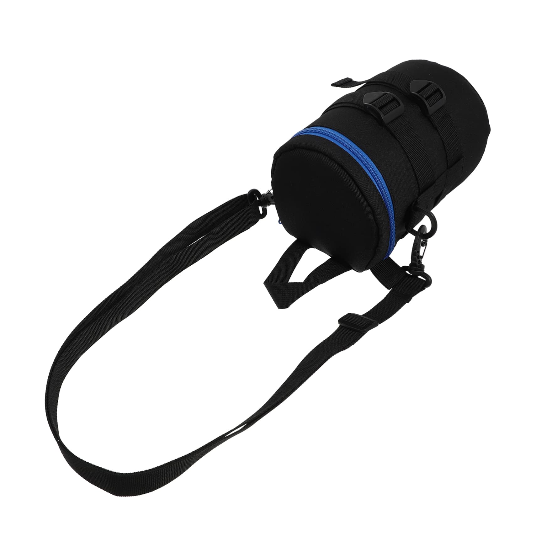 Custodia per Obiettivo Fotocamera Antiurto in Poliestere Nera | Cintura Regolabile Inclusa, Accessorio per Fotografi, Profilo Compatto e Protettivo