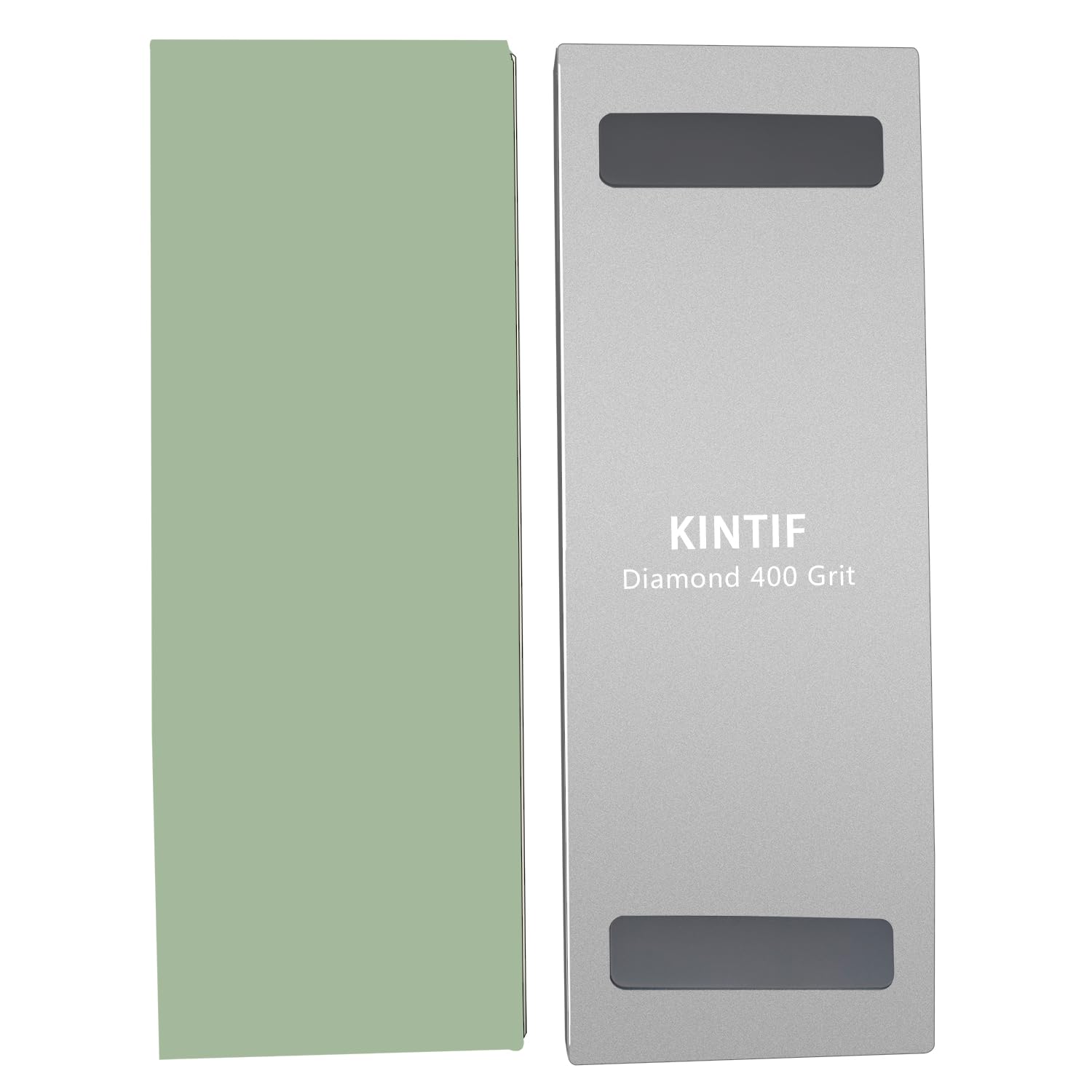 Diamond Whetstone Knife Sharpening Stone #400, Fast Cutting, Low Wear, Ideal for Hard Metals, Premium Knife Sharpener for Kitchen, with Non-Slip Base
