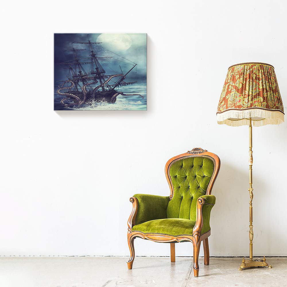 【完売】クラゲの絵 220mm×160mmのキャンバスパネル Amazon.co.jp: キャンバスプリント ウォールアート シー