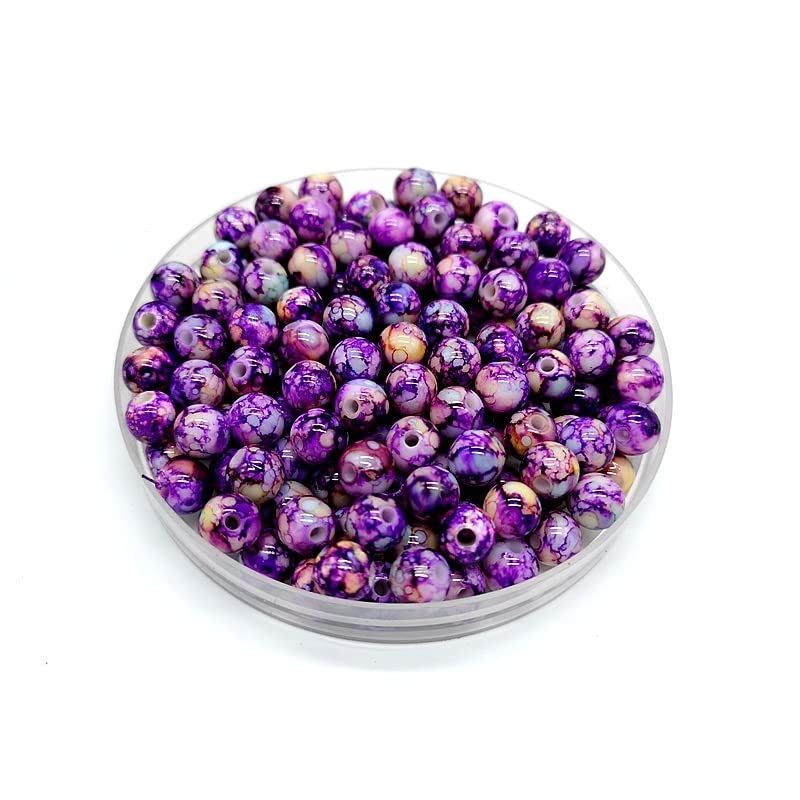 QW 200 Pz 3-8mm No Fori Perle Perline Rotonde Perline Acrilico Imitazione Flatback Perline Perline - Foto 9