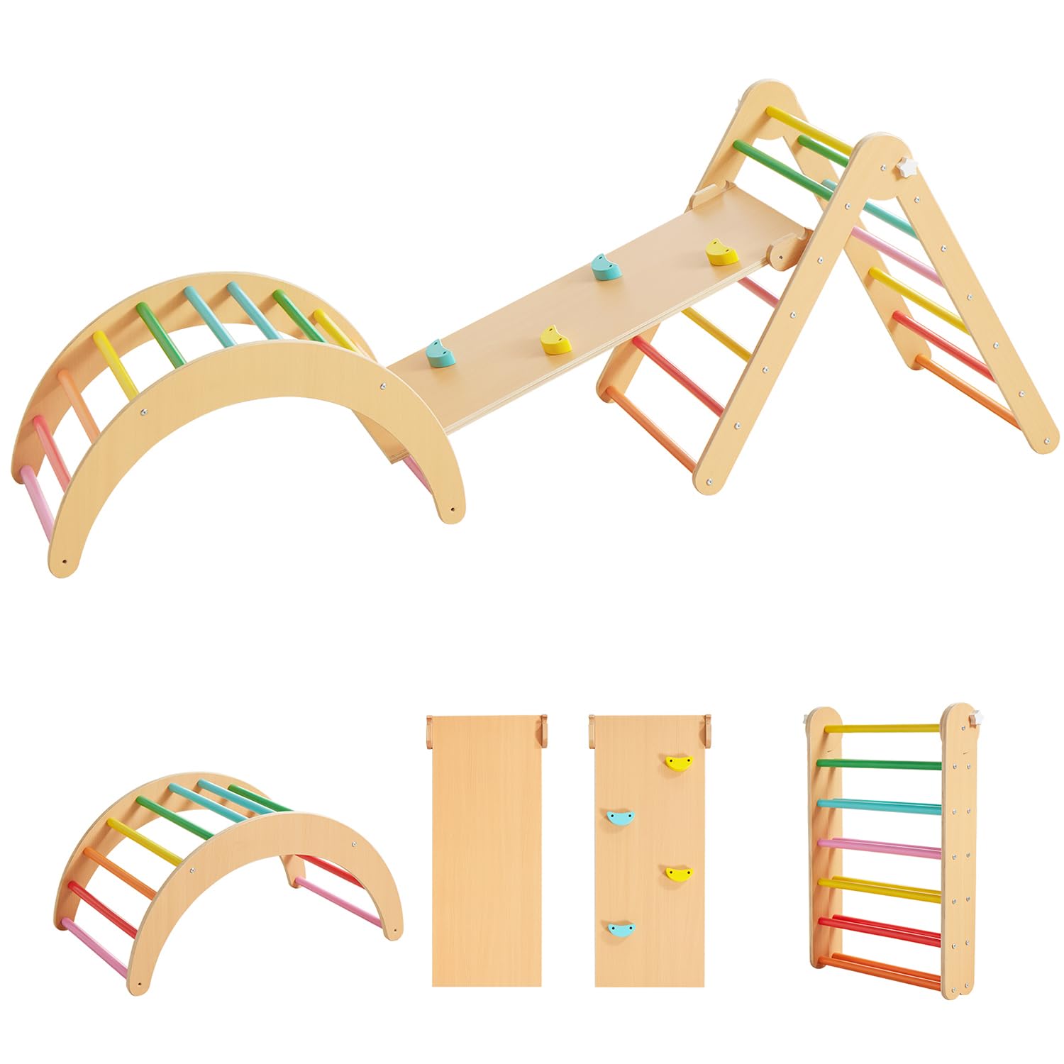 Beright 4 in 1 Pikler Triangle Gym