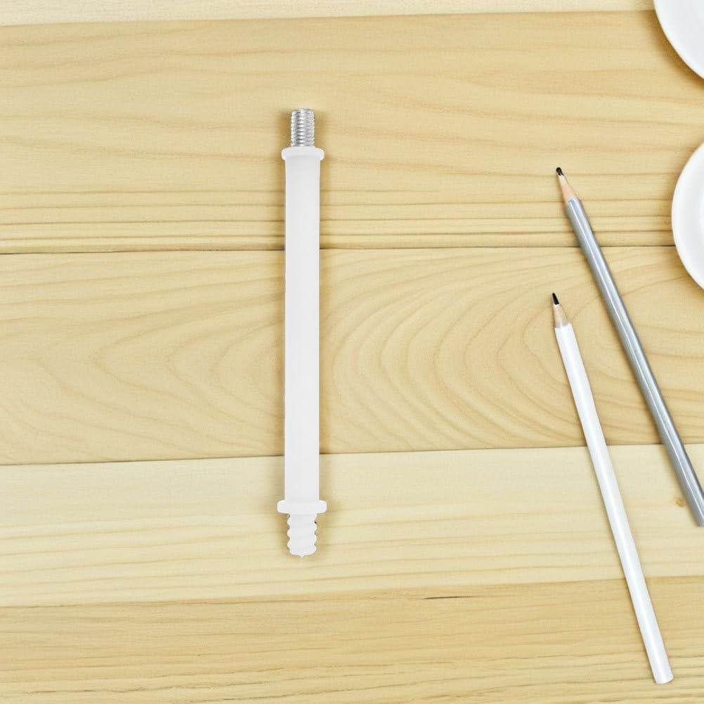 SEWACC 3pcs Replacement Toilet Brush Handles Plastic Rods Screw Attachment Sturdy Grip for Bathroom and Bathtub Scrubbers Versatile Use in Home Hotels Public Restrooms image 5