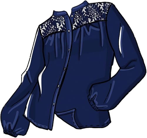 Miniatura 4 de McCalls M8285Y - Paquete de patrones de costura para vestidos y tops de señorita, código de diseño M8285, tallas XSM-SML-MED