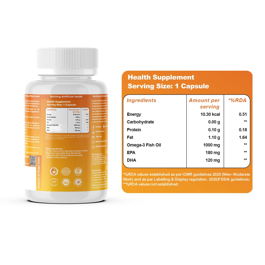 Nutrazen Omega-3 Supplement - Pack of 3 | Triple-Action Support — Amazon image 5