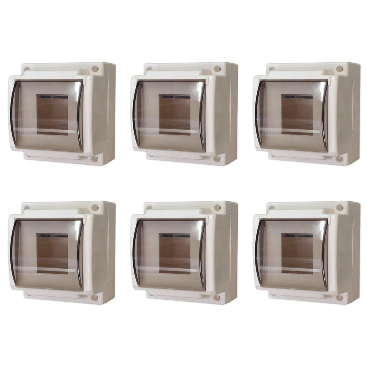 Daystar Solutions (4Way-SealX) MCB Box With Door Type Transparent Cover | Rated Heavy Quality | 4 Way MCB Box | Stylish Modern Design | PACK OF 6-image-25