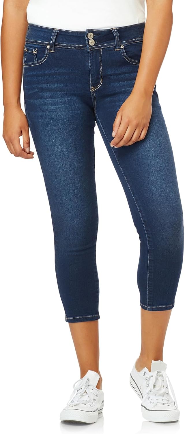 WallFlower Womens Ultra Crop Mid-Rise Insta Soft Juniors (Standard and Plus)