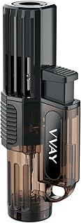 VVAY Jet Flame Torch Lighter Gas Butane Refillable (Sold Wit
