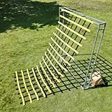 CL CLC 13ft X 6ft Climbing Cargo Net Black & Yellow - (156 inch x 72inch) Playground Cargo Net - Climbing Net for Swingset - Indoor Climbing Net - Climbing Ladder