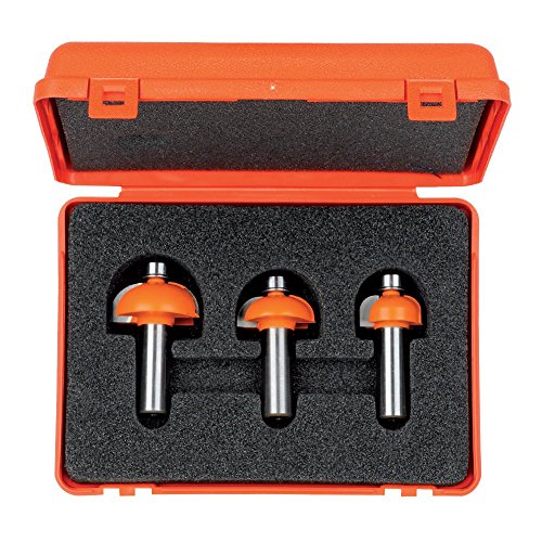 Cmt 837.501.01 3-piece cove bit set, 1/2-inch shank