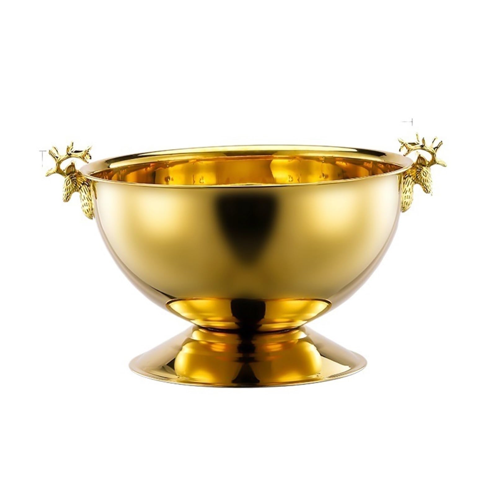 Lijiaxiuyc-101 ice bucket Stainless Steel Ice Bucket 13.5L Bar Champagne Storage Beer With Handle champagne bucket(Gold)