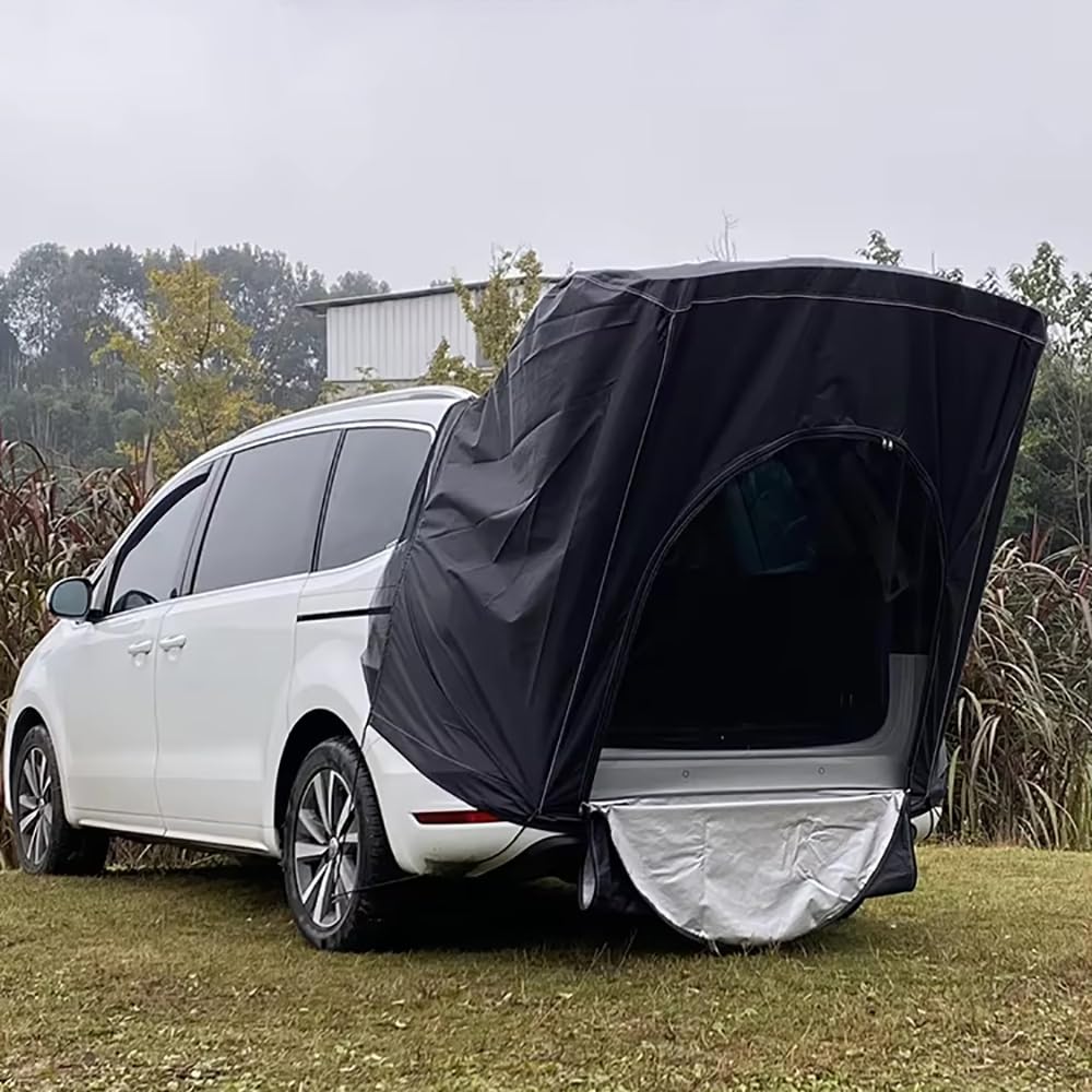 ZBCUSRAF Rear Heckzelt SUV Auto Heckklappenzelt Kompatibel mit für Skoda Kodiaq 2021–2025 Autozelt Outdoor Campingzelt Wasserdicht Langlebig,A-Without 
