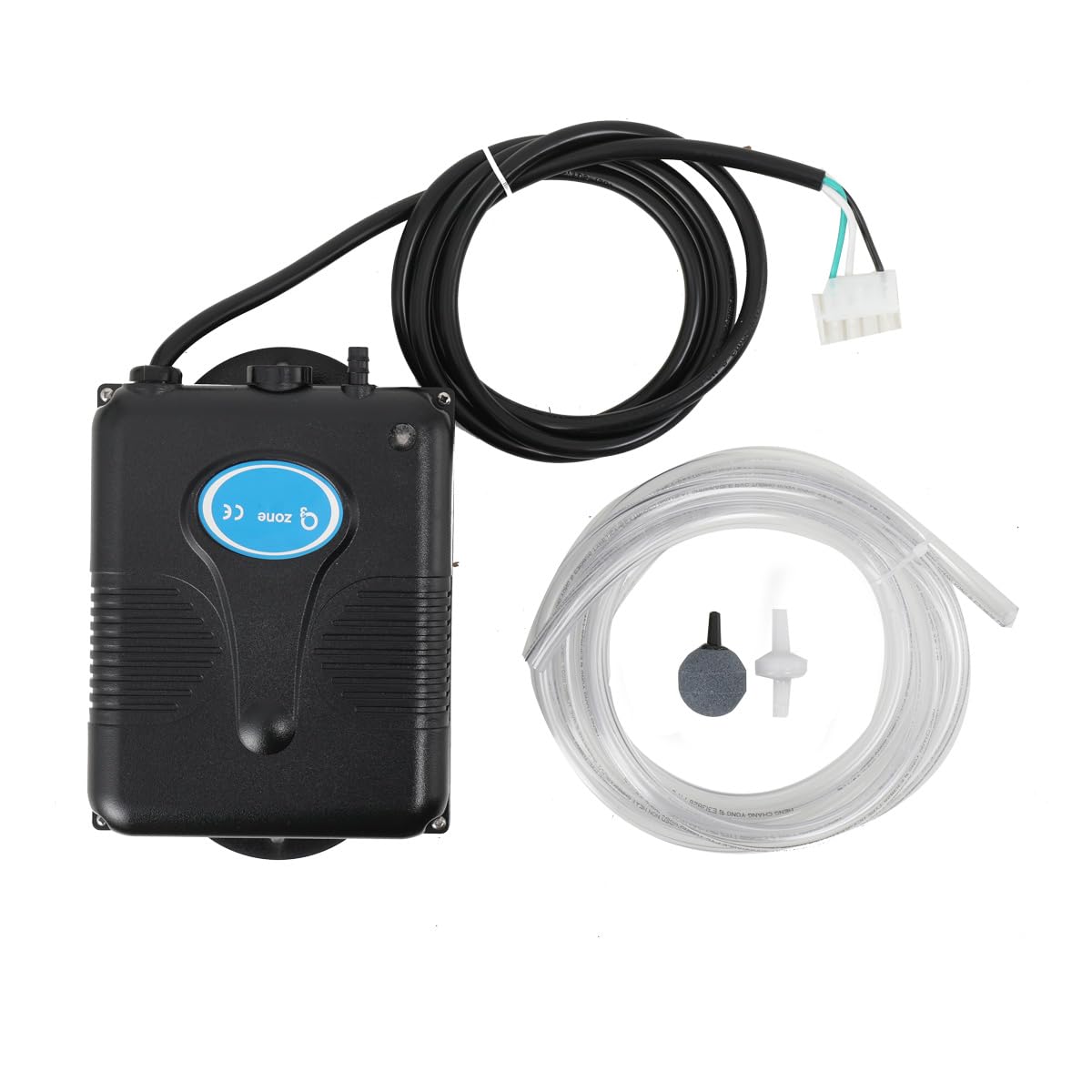 Ozongenerator für Wasser und Luft 200mg/h, Ozonisator Wasser Luft Reiniger für Wasser, Gemüse, Obst, kleine Pools, Badewannen, Ozonisator für Pool