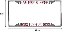 Vista 5 de FANMATS Marco de matrícula NFL unisex para adultos