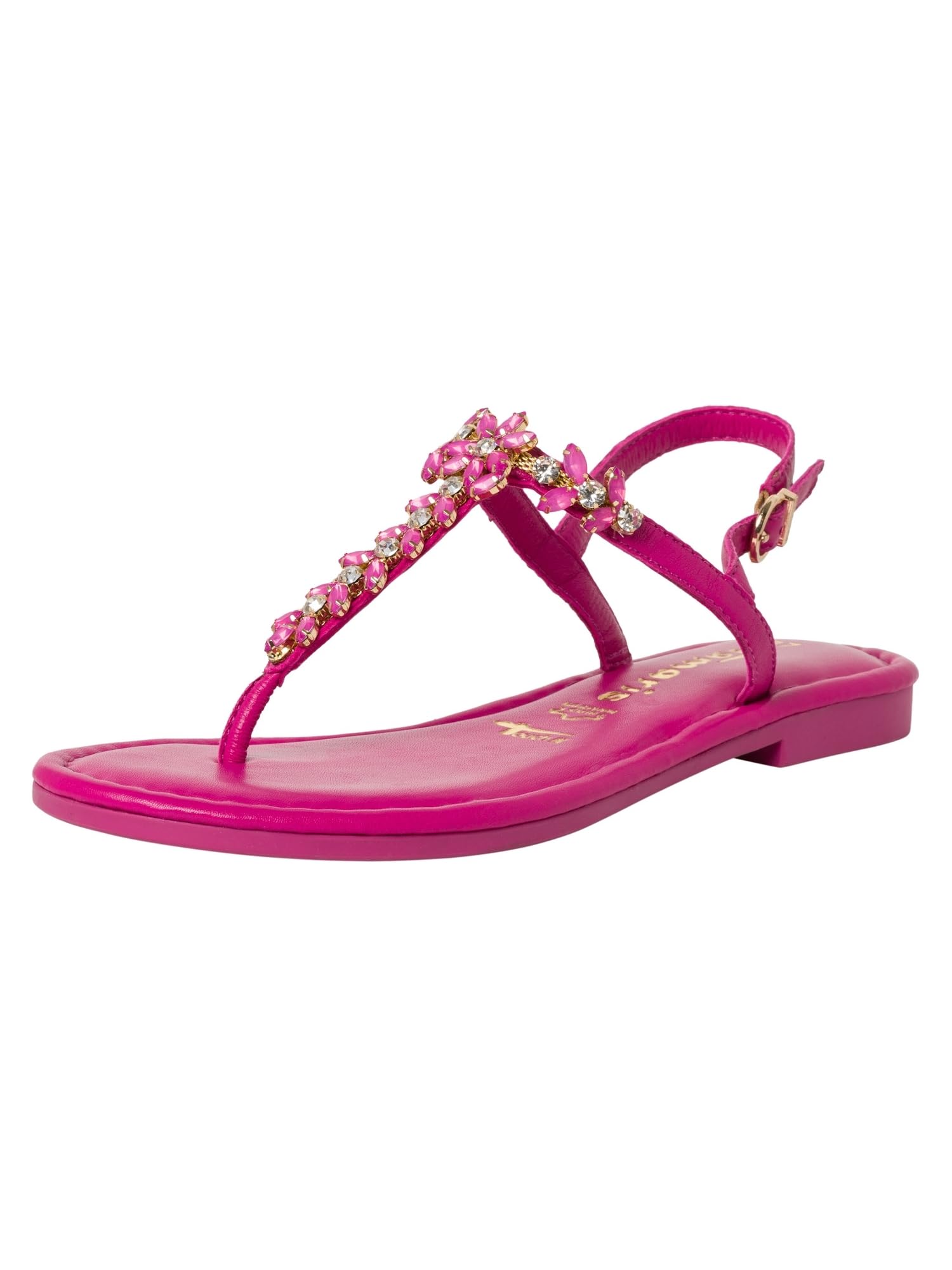 Tamaris Women's 1-28124-42 Toe Separator Sandals, Fuchsia, 3.5 UK