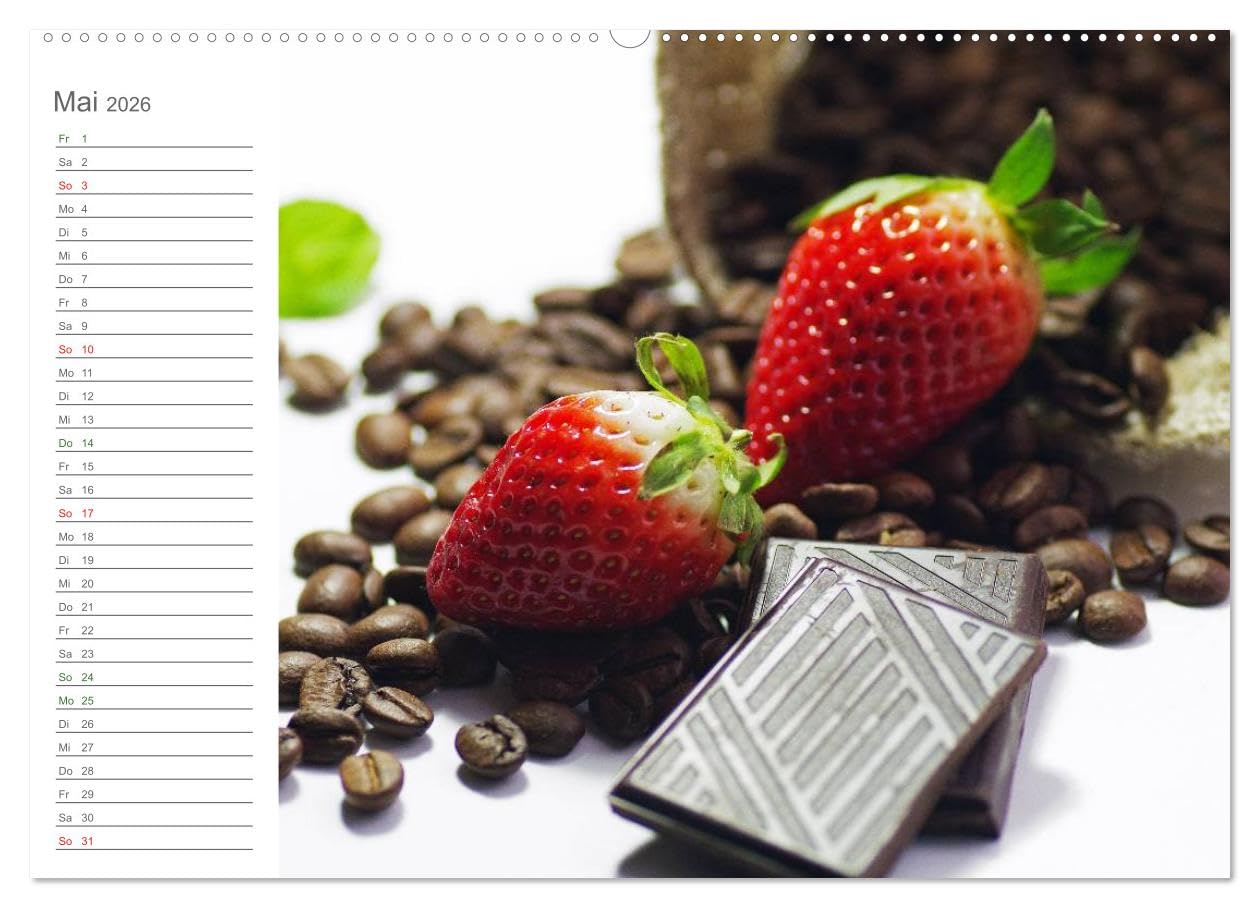 Kaffee-Pause Terminkalender (hochwertiger Premium Wandkalender 2026 DIN A2 quer), Kunstdruck in Hochglanz: Kaffee Pause, das ist der Moment, einen ... und Kraft zu sammeln. (CALVENDO Lifestyle)