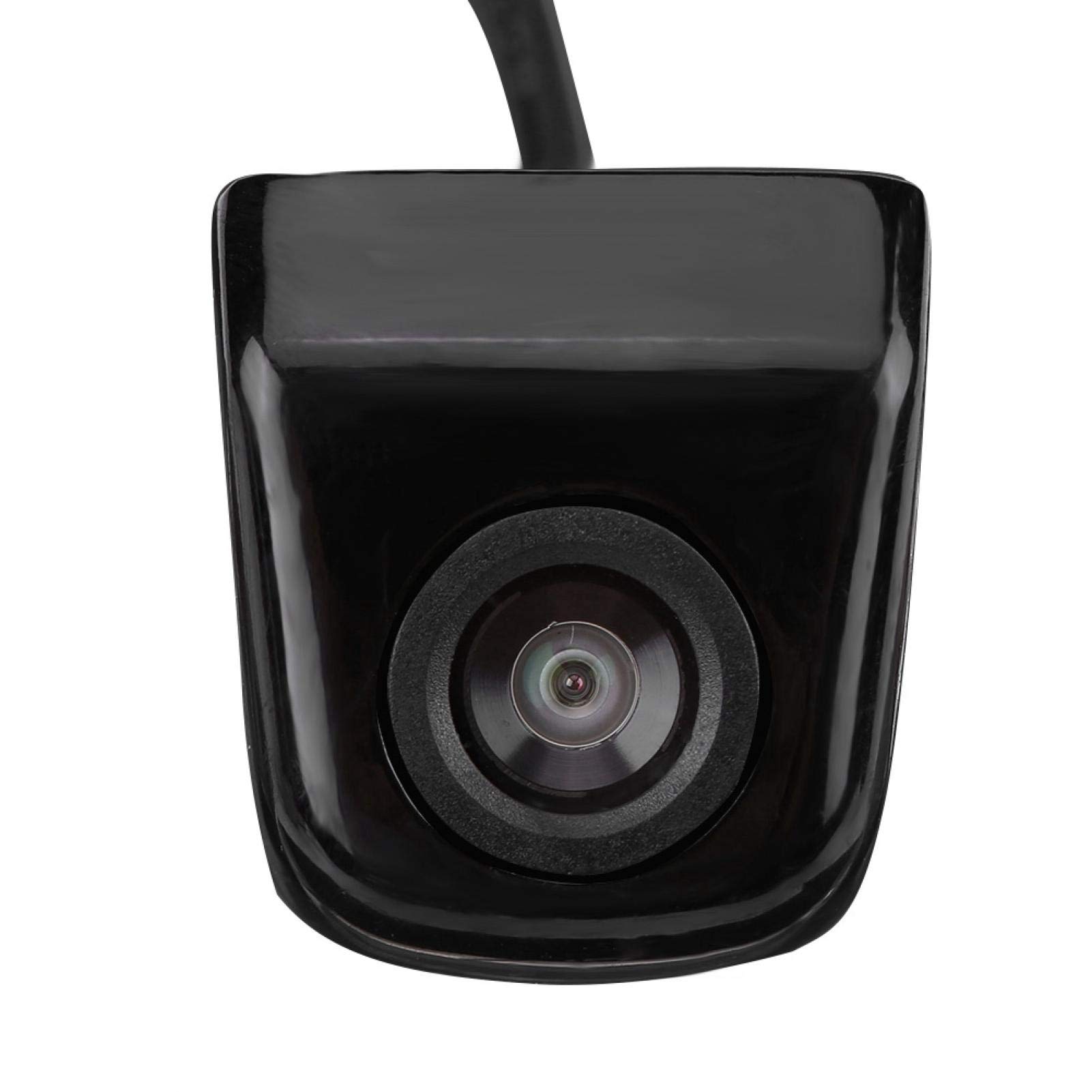 Telecamera di Backup IP67 170 Gradi Telecamera per retromarcia per autoveicoli grandangolari Impermeabile Parcheggio Visione CCD Universale per Tutte Le Auto 12V DC(Bianco)