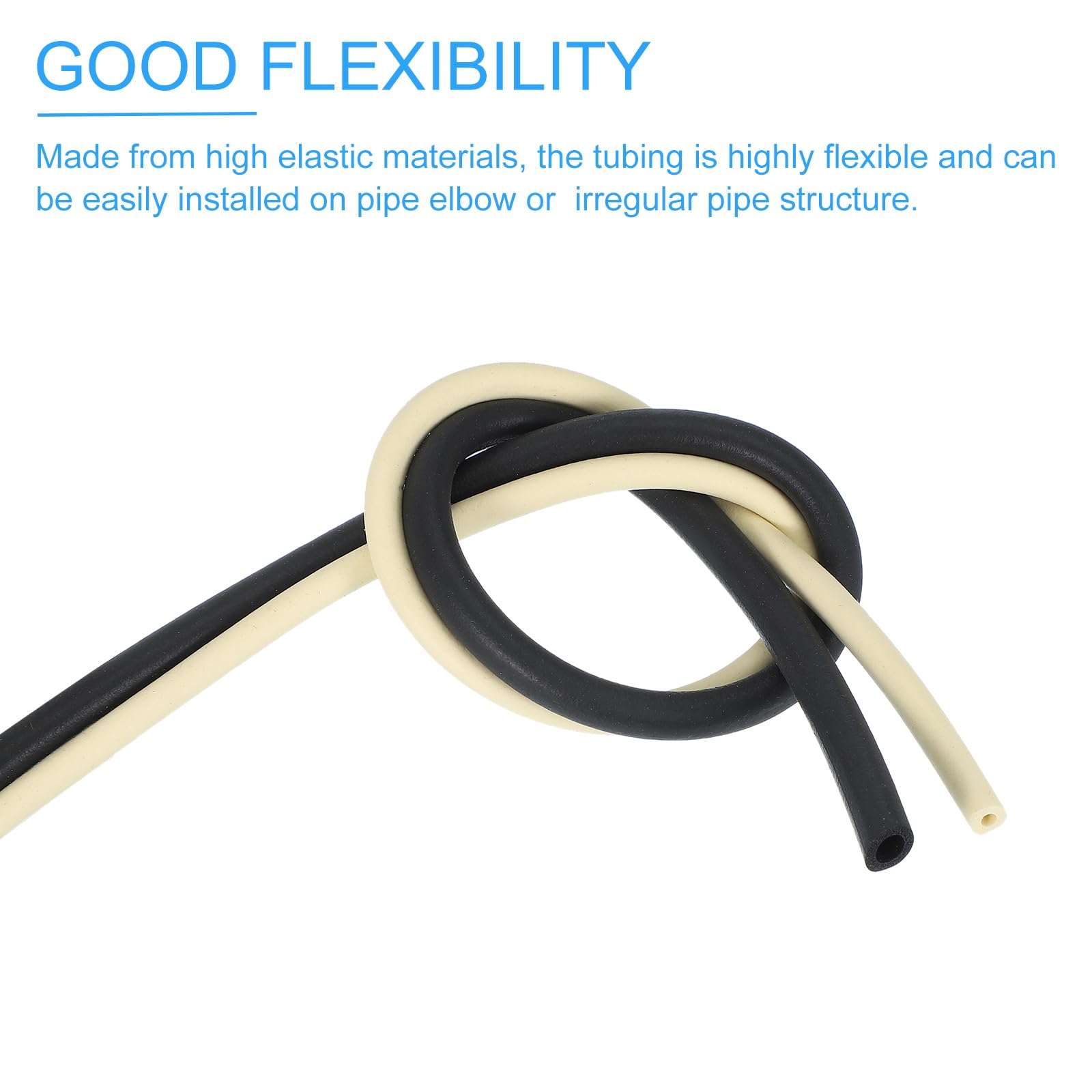 PATIKIL 7mm ID x 11mm OD x 1m Long Pipe Insulation Foam Tube - Image 4