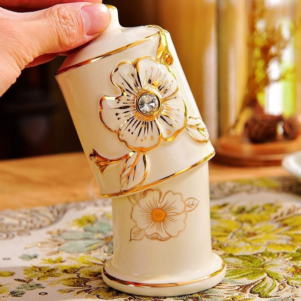 Custodia for stuzzicadenti Creativa in Stile Europeo Dispenser for stuzzicadenti con Decorazioni for la casa uniche ，Organizzatore di stuzzicadenti