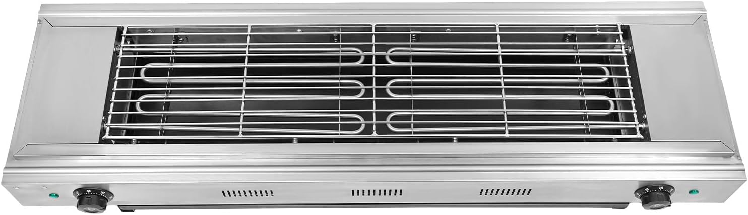 Electric BBQ Grill,Smokeless Electric Grills,3000W U-shaped tube High Power Grill with Adjustable Temperature,31.6 * 20.5 Inches Large Grill Area,Suitable for Indoor Outdoor Cooking Barbecue Party