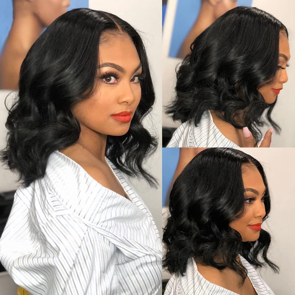 Xagujpo Wear and Go Glueless Wigs Human Hair Body Wave V Part Wigs for Black Women Upgrade U Part Human Hair Wig No Leave Out No Sew In Full Head Clip