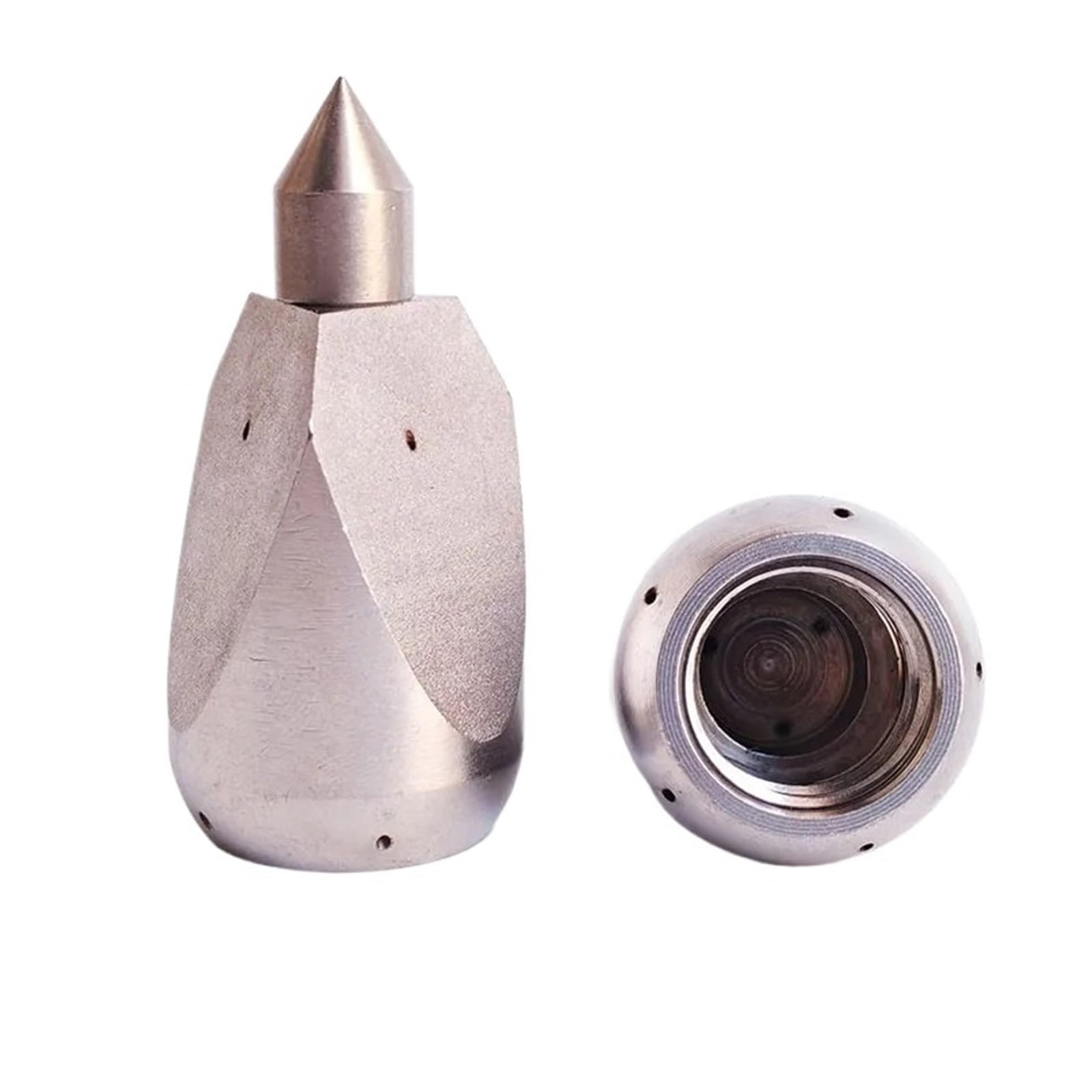 Kit Boquillas Hidrolimpiadora Alcantarillado, Cabeza Jet Cincel | Kit descalcificación tuberías, punta cincel, racores NPT 1/4" 3/8", hidrogommage, eliminación obstrucciones