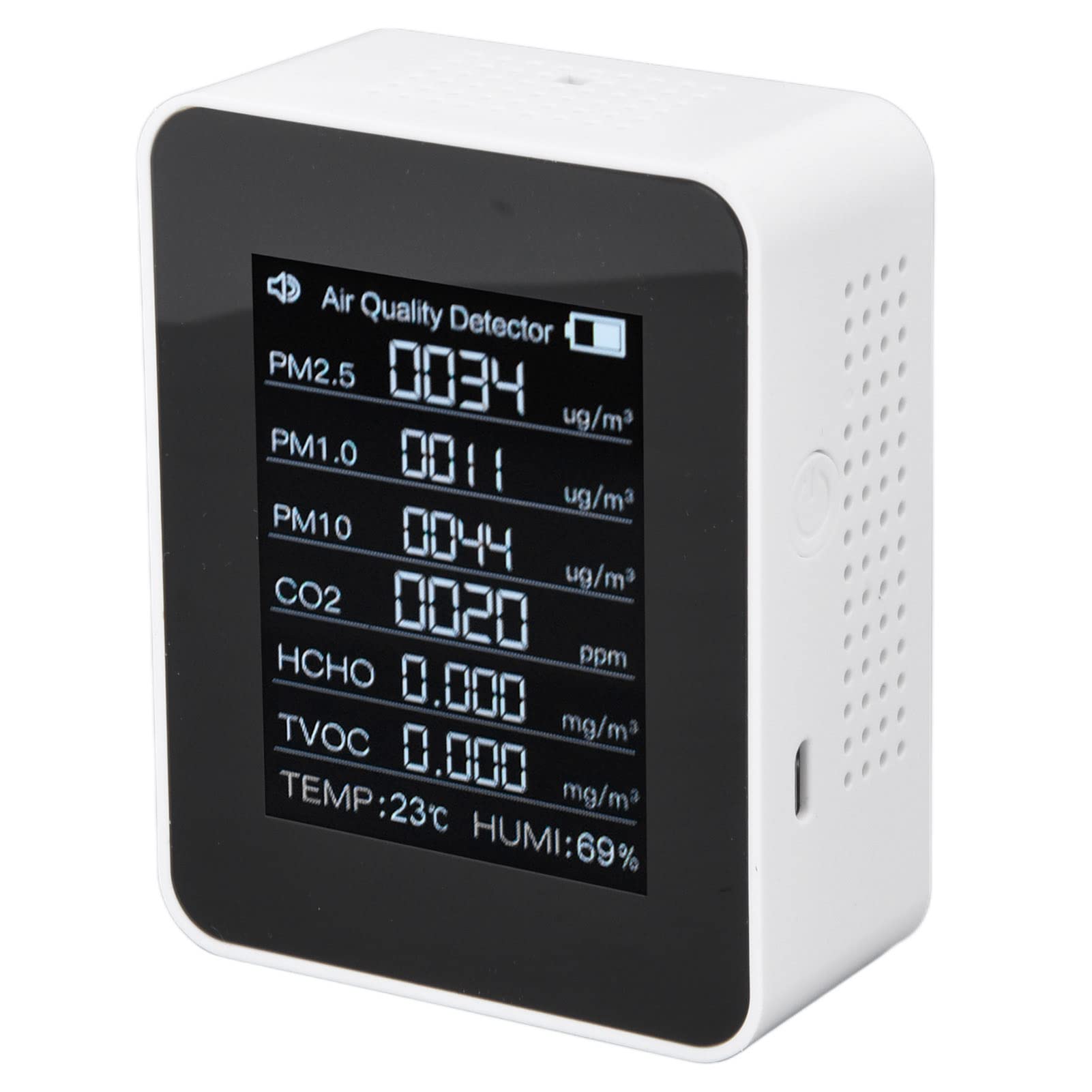 UbiBot 9-in-1 Monitor della qualità dell'aria AQS1, PM1/2,5/10, TVOC
