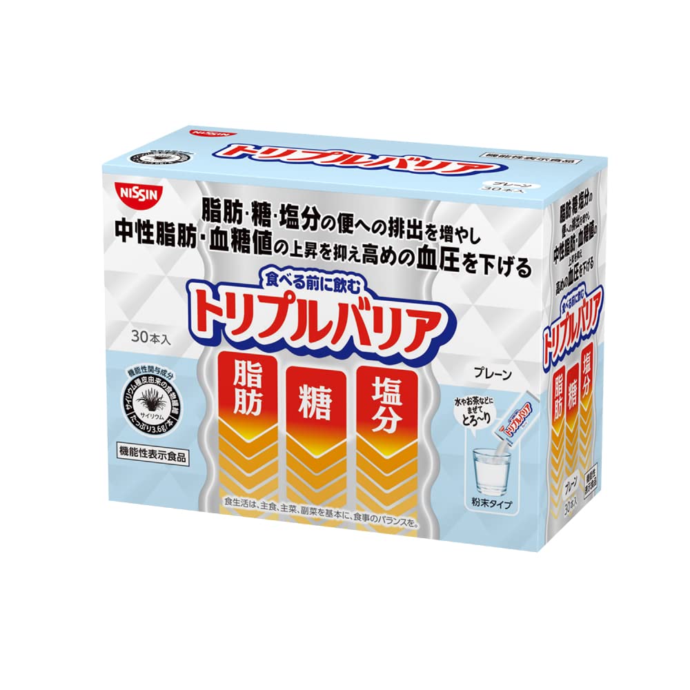 Amazon | 日清食品 トリプルバリア [ 機能性表示食品 ] 脂肪 糖 塩分