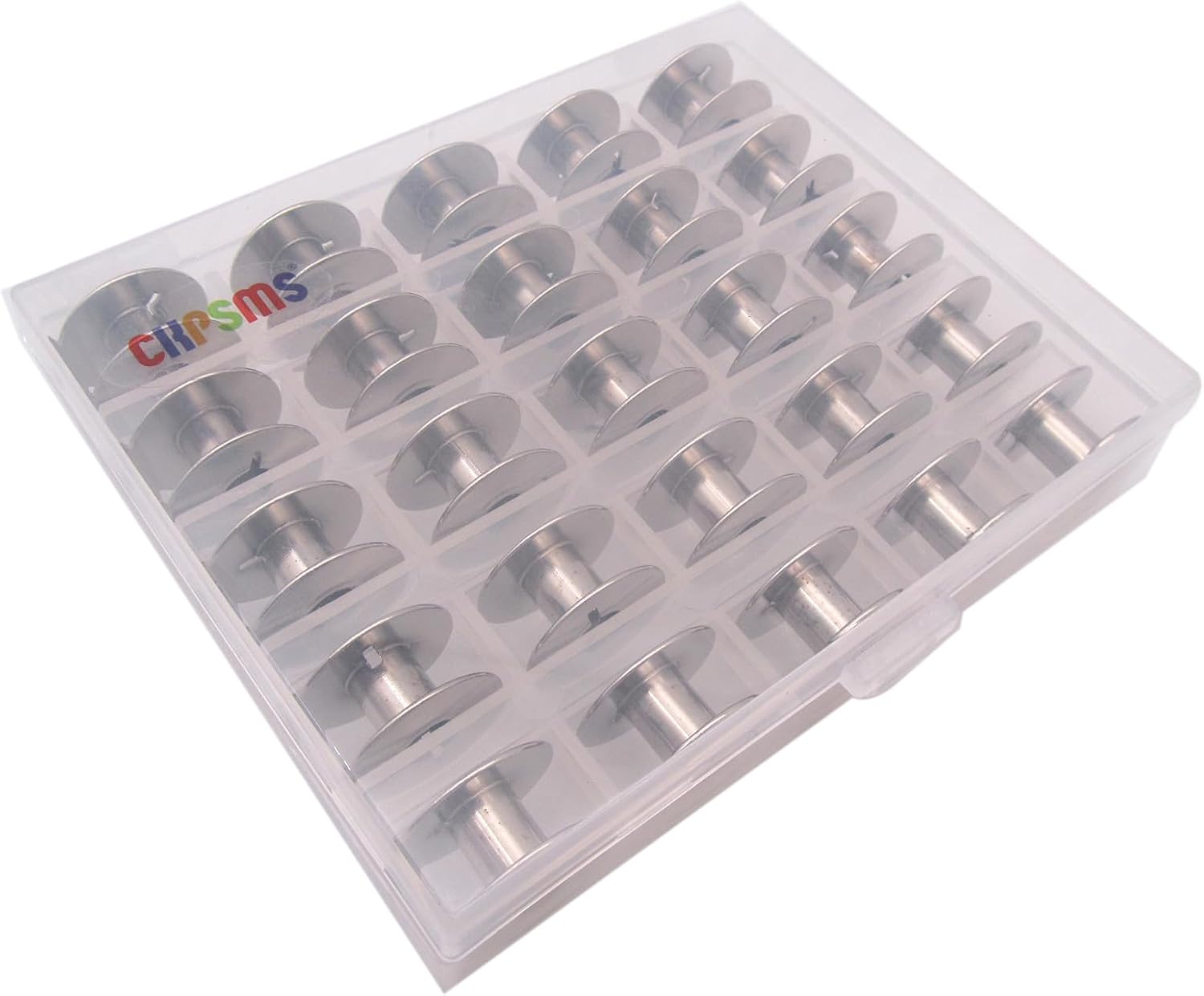 CKPSMS Brand -25PCS Metal Bobbins #330.012.0T with Box Compatible with/Replacement for BERNINA Brand 130, 160, 801, 830, 900, 1020, 1030, 1130