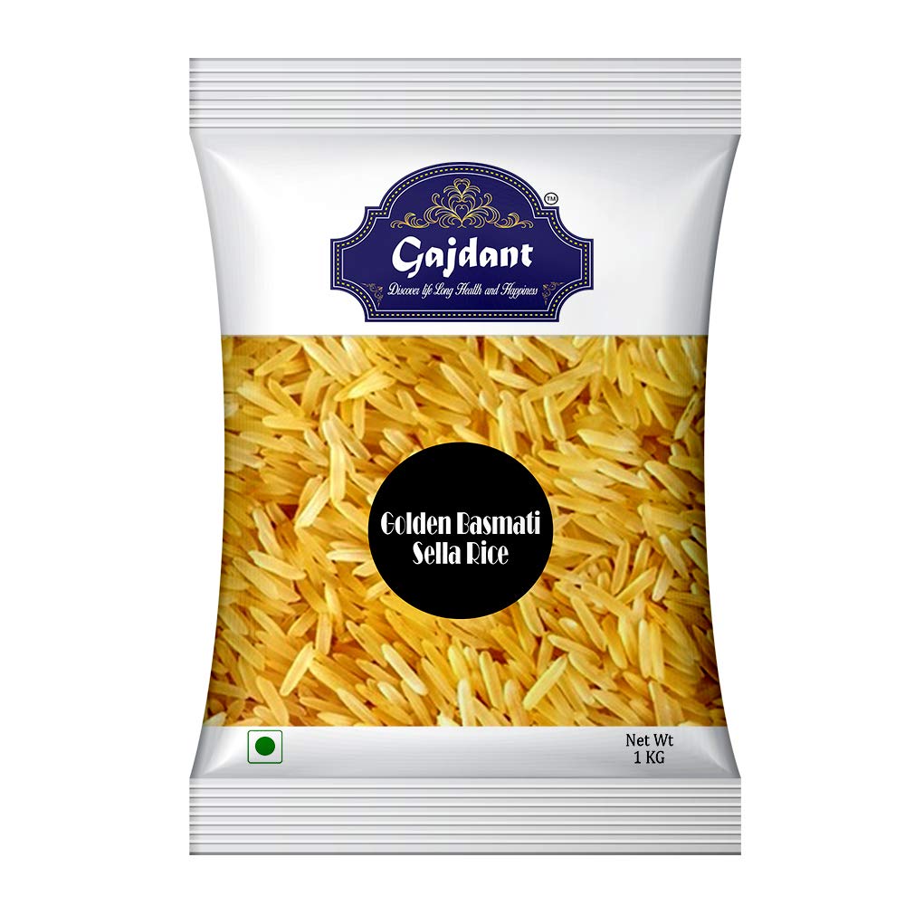 Gajdant ; Discover life Long Health and Happiness Golden Sella Rice,Naturally Aged,Long Grain,Perfect For Gourmet Biryani And Traditional Recipes(1Kg) (B0D5HSP1S2) Amazon Price History, Amazon Price Tracker