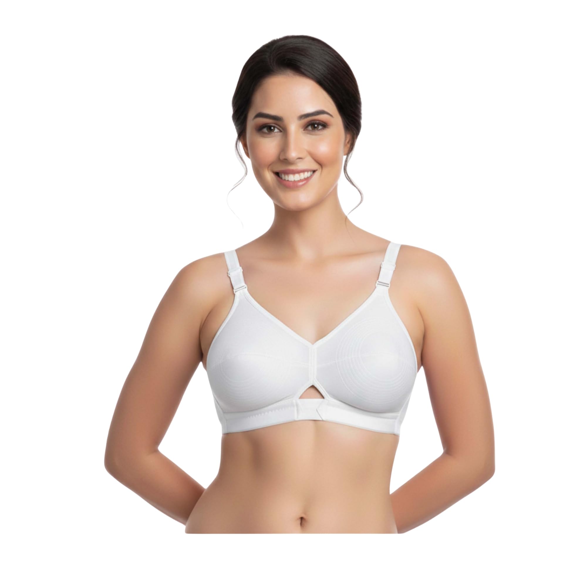 alba Women’s Round Seam Cotton Bra with Eight-Circle Stitch Construction, Elastic-Free Band, Breathable Air-Flow Central Gore, Wire-Free Full Coverage Bra for All-Day Support and Long-Lasting Comfort-picture-56