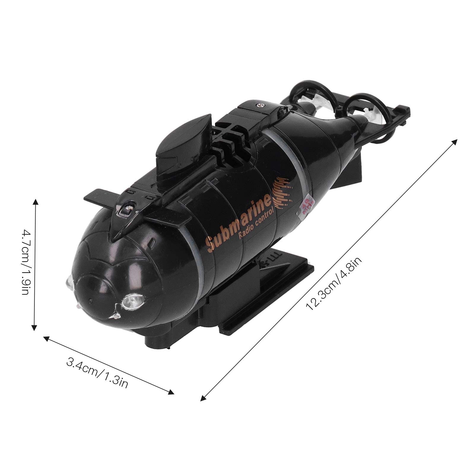 Submarino eléctrico mini, control remoto 2.4G, 6 canales, resistente al agua, barco de buceo, juguete educativo para niños y adultos, ocio familiar, regalo de cumpleaños