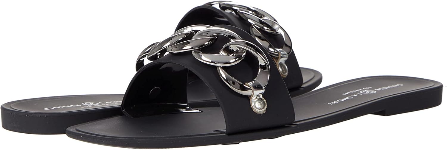 Chinese Laundry Women's Midsummer Slide Sandal, Black, 10