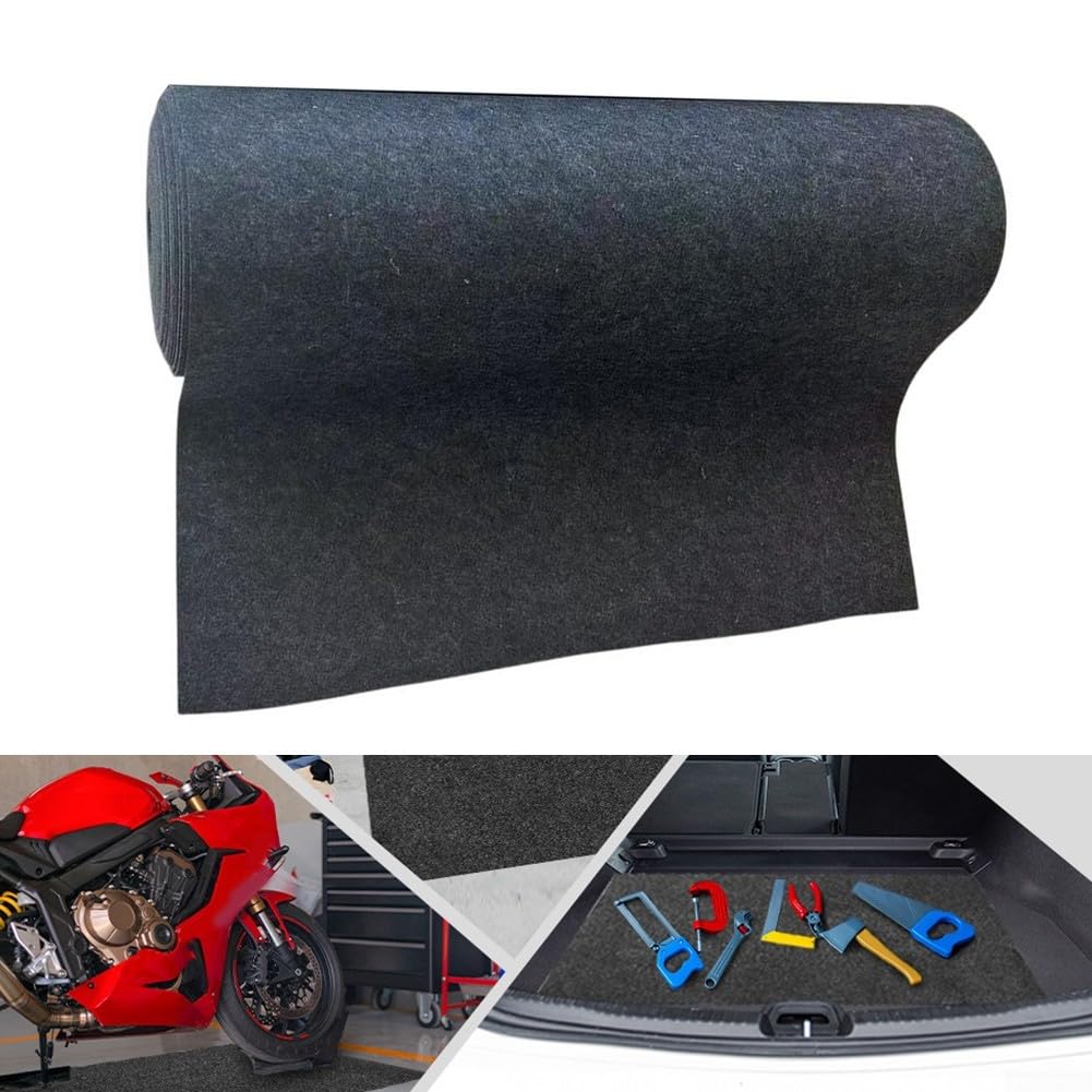 Tapis de sol de garage robuste anti-fuites d'huile avec caractéristiques antidérapantes et faciles à nettoyer (2 m x 1 m)