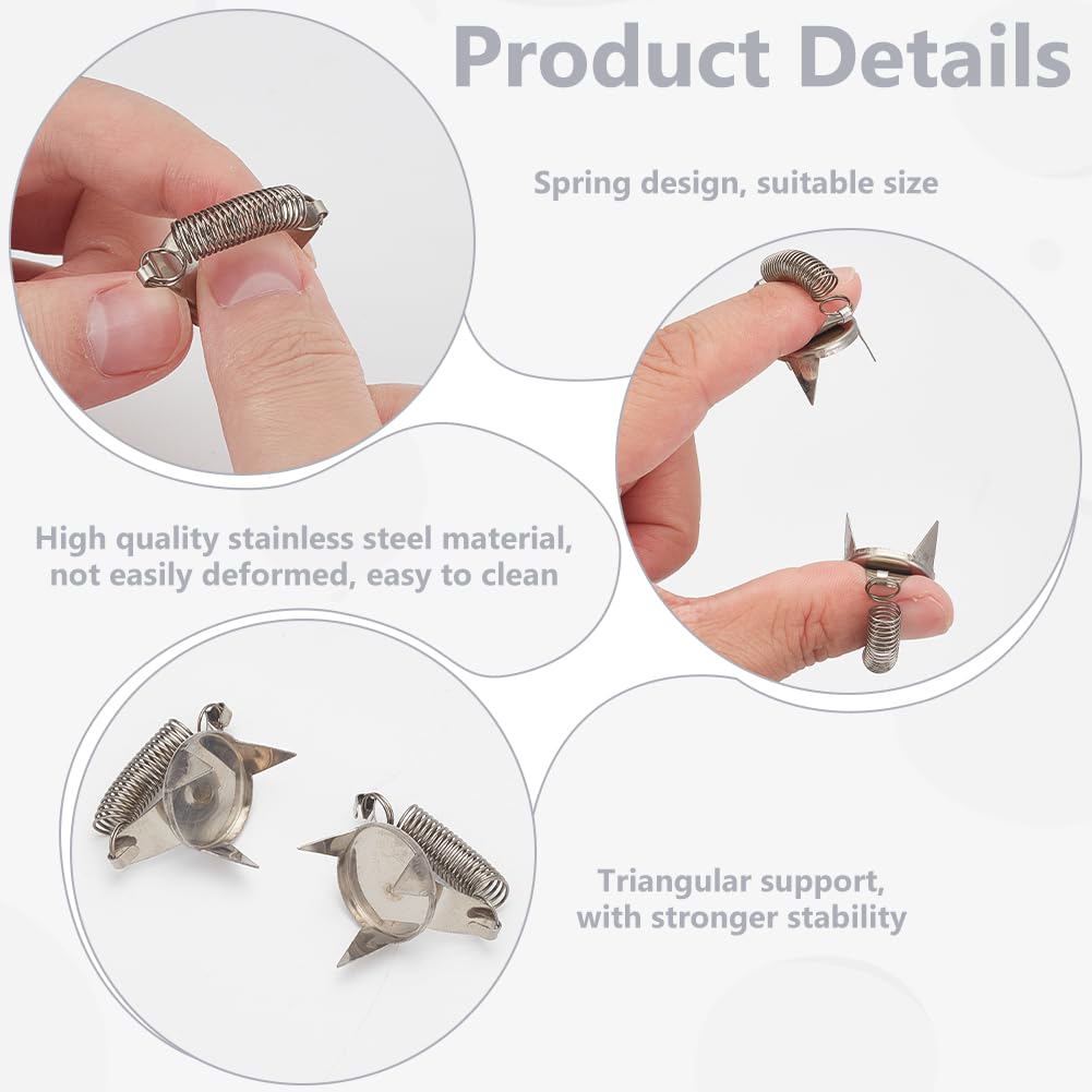 WEBEEDY 4 Pack Pince En Acier Inoxydable Pour Plonger Les