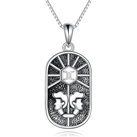 KQF Constellation Necklace for Women 925 Sterling Silver Zodiac Sign Pendant Astrology Horoscope Constellation Jewelry