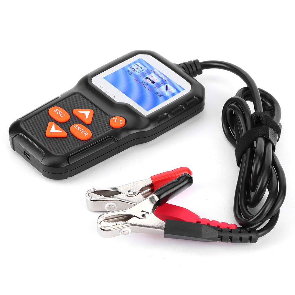 Acouto KW650 Automatyczny Tester Akumulatora dla 6V - 12V Motocykl Samochodowy Analizator Digital Analizator Battery TesterBattery Analizer Battery Tester dla 6–12V Monitorbattery Diagnostic