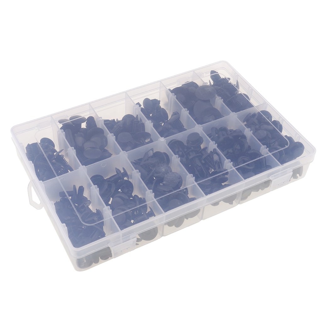 PopEye Set of 240pcs Car Body Push Type Pin Rivet Trim Clip Panel ...