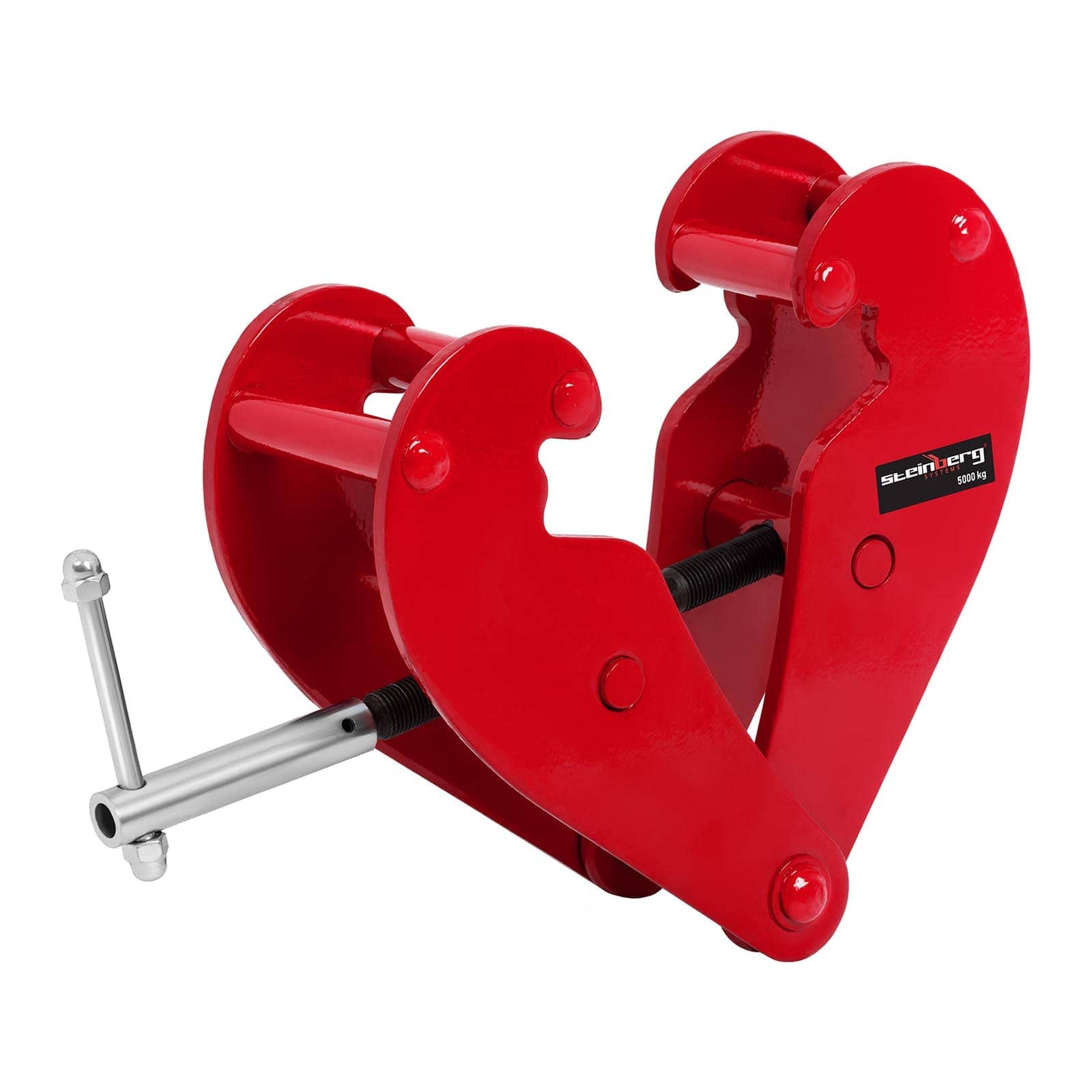 Steinberg Systems Pinza Para Vigas Metálicas SBS-TK-5000 (Montaje fácil, Ancho: 80-320 mm, Construcción de acero, Capacidad máxima: 5000 kg)